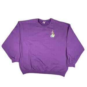 Walt Disney‎ World 50th Anniversary Sweatshirt Men's 3XL Purple Jerzees